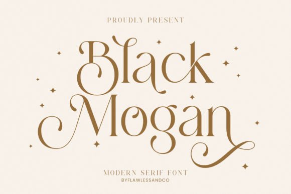 Black Mogan: A Modern Serif for Bold Branding