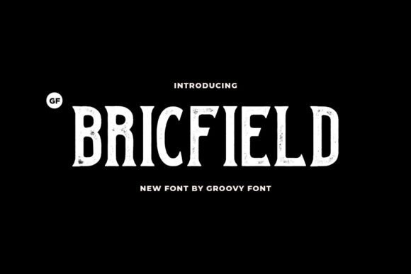 Bricfield Font: Vintage Texture for Modern Branding