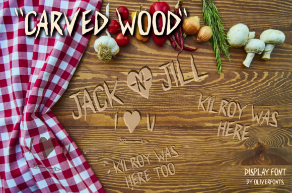 Carved Wood: The Bold Display Font That Adds Instant Character