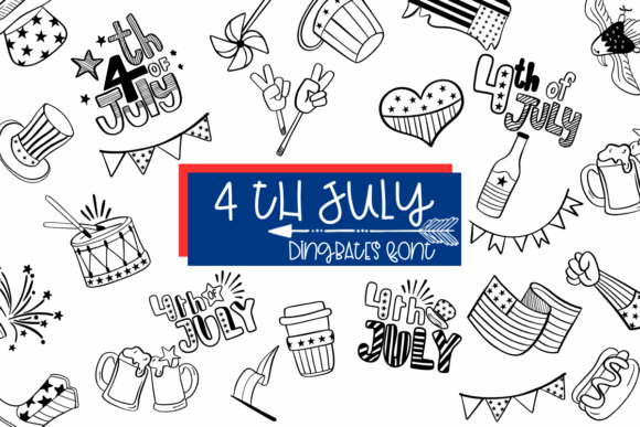 Celebrate with Style: The 4th July Font for Designers
