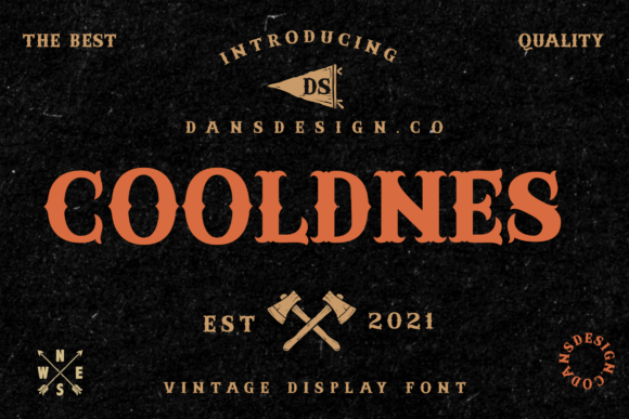 Cooldnes Font: A Vintage Blackletter for Modern Design