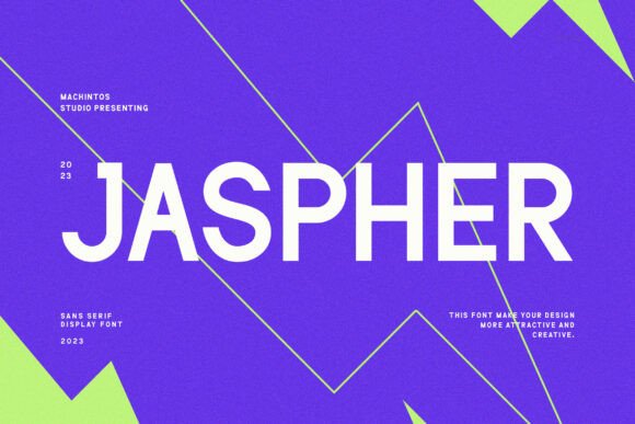 Jaspher Font: A Fresh Take on Modern Sans Serif Design