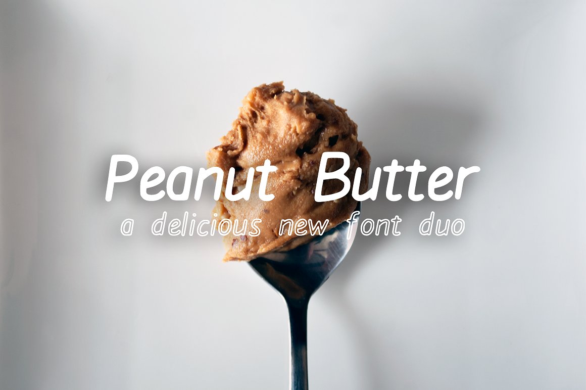 Peanut Butter Font Duo: A Deliciously Bold Design Choice