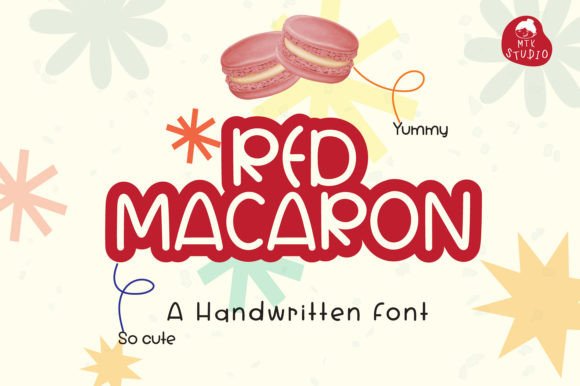 Red Macaron Font: Your Sweet Spot for Friendly Design