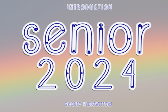 Senior 2024 Font: A Natural Touch for Modern Design