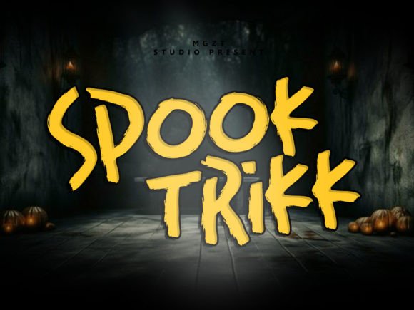 Spook Trikk Font: Unleash Eerie Fun in Your Designs