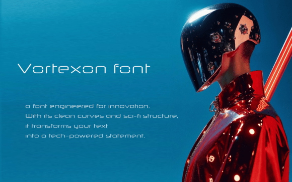 Step Into the Future with Vortexon: A Font for Innovation