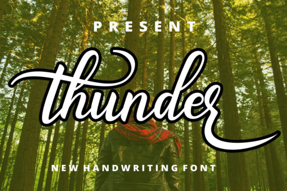 Thunder: A Handwritten Font for Modern Creators