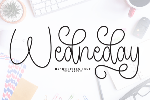 Wedneday Font: Elegant Handwritten Script for Your Projects